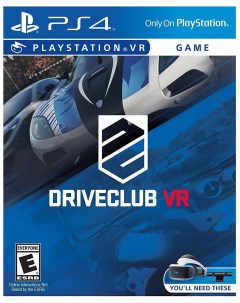 Игра Driveclub VR только для VR для PlayStation 4 Sony