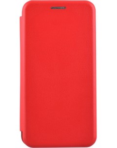 Чехол книжка на Xiaomi Redmi Note 8 Pro Красная Stylemaker