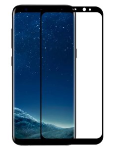 Защитное стекло на Samsung Galaxy S8 Plus S9 Plus 3D Full Glue черный X-case