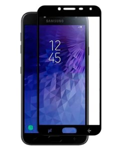 Защитное стекло на Samsung J400F Galaxy J4 2018 черный X-case