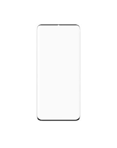 Защитное стекло на Samsung Galaxy S21 Ultra 21D полный клей черное X-case