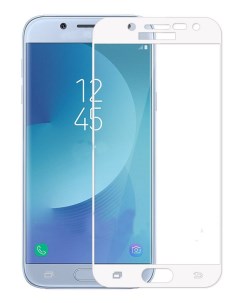 Защитное стекло на Samsung J530F Galaxy J5 2017 3D с загибом белый X-case