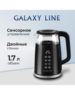 Чайник электрический LINE GL0342 1 7 л черный Galaxy