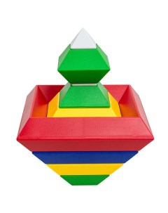 Пирамидка 808 12 разноцветная пластик Zhorya