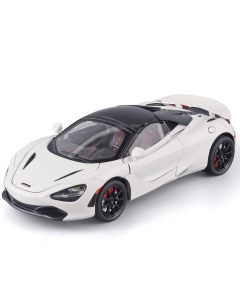 Машинка металлическая спорткар McLaren 720S white 1 24 Element