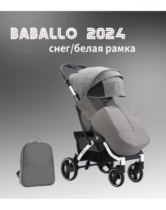 Коляска прогулочная Babalo Future 2024 снег белая рама Baballo