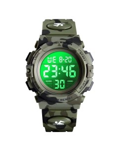 Детские наручные часы 1548 army green camo Skmei