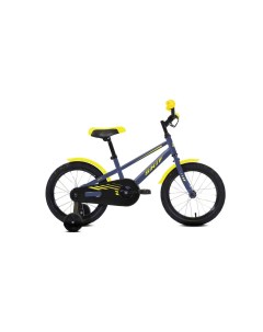 Детский велосипед 14 AL 14 2022 серый желтый IBK22OK14003 Skif