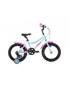 Детский велосипед Foxy 16 Girl 2024 бирюзовый розовый Stark
