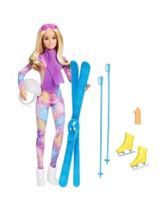 Кукла Барби Зимнее приключение на лыжах и коньках Skier and Ice Skater Barbie