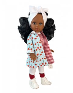 Кукла Марина Цветок темнокожая 40 см арт 1507 Marina&pau