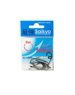 Крючки для рыбалки одинарные KH 11014 Bait Holder 6 BN 20 2 6 Saikyo
