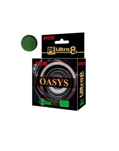 Плетеный шнур для рыбалки RYOBI OASYS 0 60mm 150m Dark Green темно зеленый 0 2 Aqua