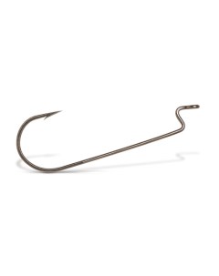 Крючки для рыбалки одинарный Worm Hook офсетный 8313 BZ 20 2 0 BZ бронза 2 Vmc