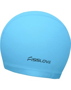 Шапочка для плавания Fisslove голубой Sportex