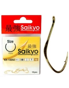 Крючки для рыбалки KH 10092 G Gold 20 2 6 10 Saikyo