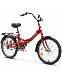 Велосипед складной Smart 24 1 красный Аист
