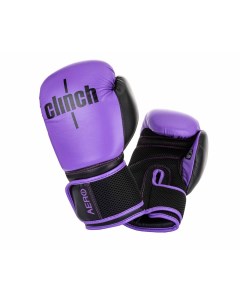 Перчатки боксерские Aero 2 0 фиолетово черные вес 10 унций Clinch