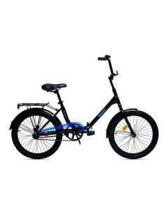 Велосипед складной Smart 20 11 черно синий подростковый колесо 20 ножной торм Аист