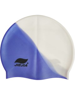 Шапочка для плавания силиконовая синий Sportex