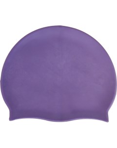 Шапочка для плавания силиконовая Взрослая фиолетовый Sportex