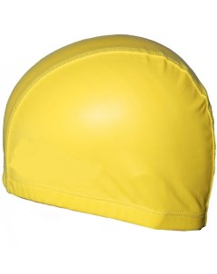 Шапочка для плавания ПУ одноцветная желтый Sportex