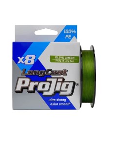 Плетеный шнур для рыбалки X8 Long Cast 0 12 9 150 0 6 Projig