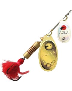 Блесна для рыбалки DOUBLE AGLIA 10 01 серебро золото 1 1 1 штука в Aqua