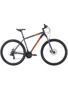 Велосипед Hunter 29 2 HD 2021 22 серый оранжевый Stark