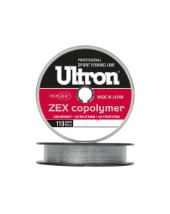 Монофильная леска для рыбалки Zex Copolymer 3 0 25 7 5 3 clear 3 Ultron