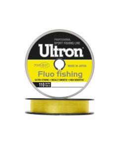 Монофильная леска для рыбалки Fluo Fishing 5 0 3 10 5 f yellow 5 Ultron