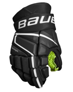Перчатки хоккейные Vapor 3X S22 Jr р 11 черно белый Bauer