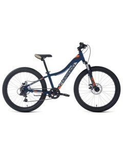 Велосипед 24 Twister 2 0 D 2022 цвет темно синий оранжевый размер 12 Forward