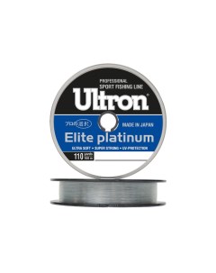 Монофильная леска для рыбалки Elite Platinum 1 0 16 3 1 1 silver 1 штука Ultron