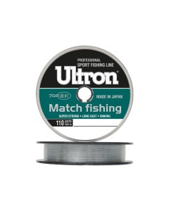 Монофильная леска для рыбалки Match Fishing 1 0 203 5 1 clear 1 штука Ultron