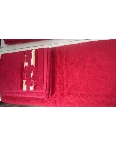 Махровое полотенце Размер 70х140 Красное Art soft holding