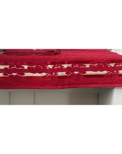 Махровое полотенце Размер 50х90 Красное Art soft holding