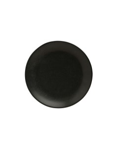 Тарелка 18 см безбортовая фарфор цвет черный Seasons Porland