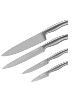 Набор кухонных ножей 4шт для овощей поварской разделочный универсальный Hansfeld