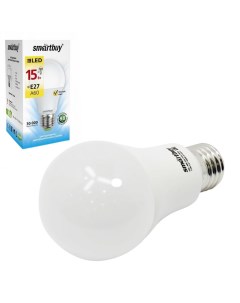 Лампа светодиодная A60 15W 3000 E27 Smartbuy