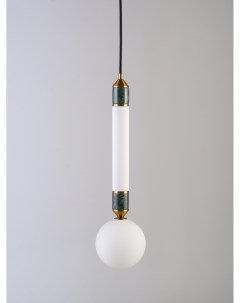 Светильник подвесной светодиодный метал стекло мрамор LED 11Вт Marble Drop One Blesslight