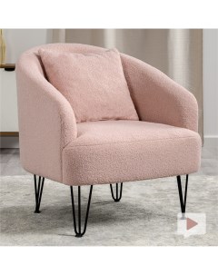 Кресло для отдыха Чарли Арт ТК 298 Barni rose wood розовый Нижегородмебельик