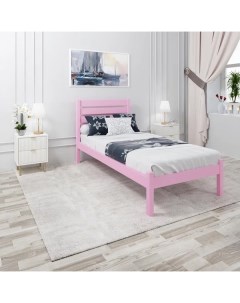 Кровать без матраса Классика 90х200 90х200 розовый Solarius