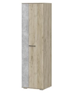 Шкаф Вальс ШК 600 дуб крафт серый бетонный камень Woodville
