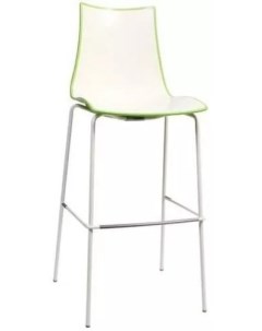 Барный стул Zebra Bicolore 005 2560221 серебристый зеленый Reehouse