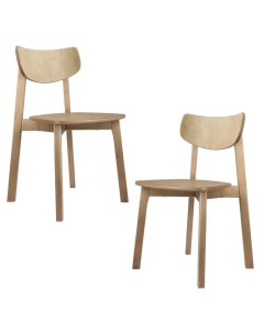 Комплект стульев 2 шт Вега ВегаДубЗолотой ДубЗолотой дуб Daiva casa