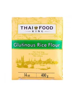 Мука рисовая клейкая 400 г Thai food king