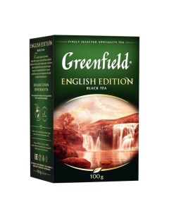 Чай черный english edition 100 пакетиков по 2 г Greenfield