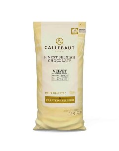 Белый шоколад в галетах Velvet 32 10 кг Callebaut
