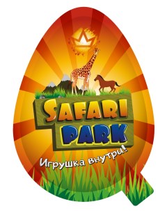 Шоколадное яйцо Safari park с игрушкой 20 г х 6 шт Tasty kingdom